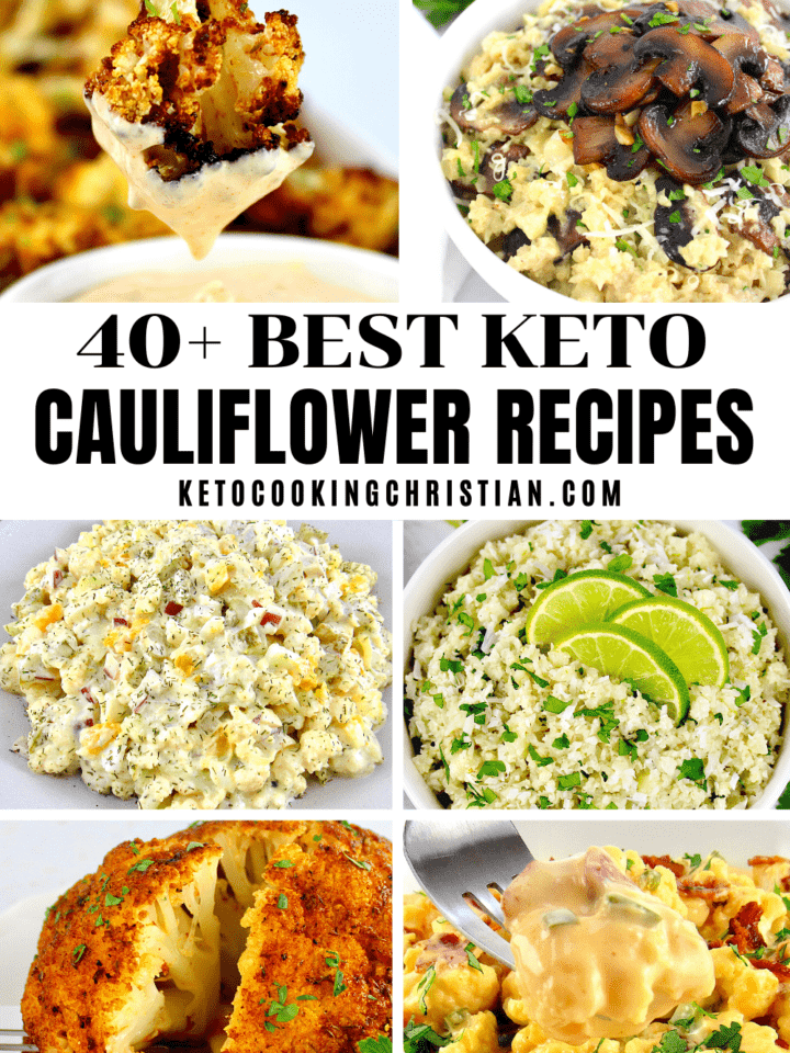 Best Keto Cauliflower Recipes pin